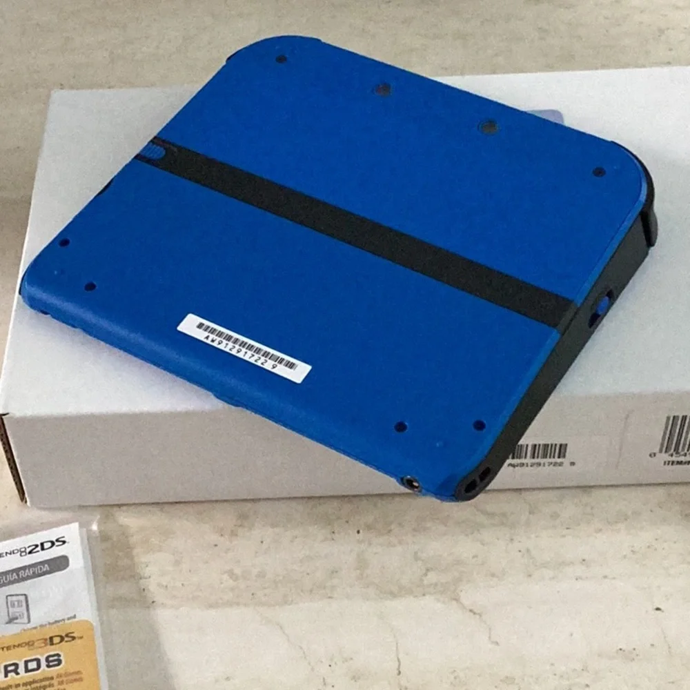 Nintendo 2DS Console Nintendo Factory Refurbished Blue & Black Handheld In Box
